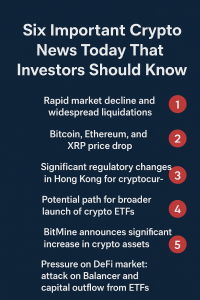 شش خبر مهم کریپتو امروز که سرمایه‌گذاران باید بدانند