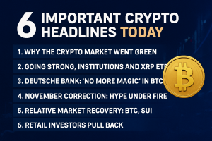 ۶ خبر مهم امروز کریپتو که سرمایه‌گذاران نباید از دست بدهند