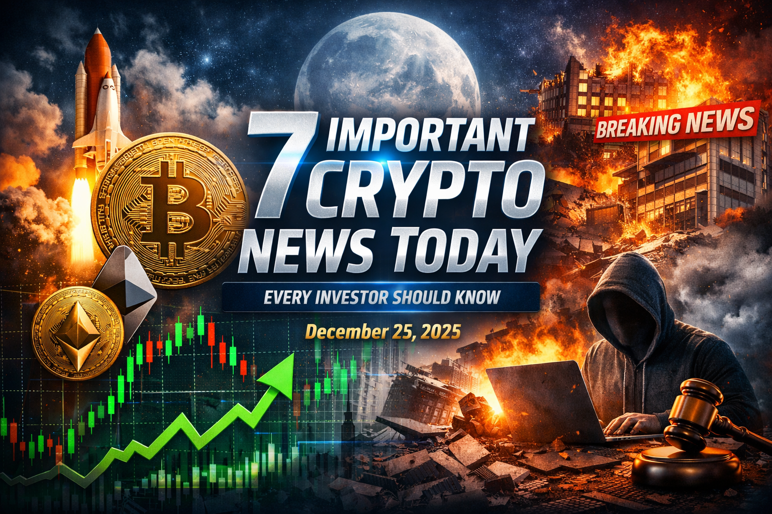 هفت خبر مهم و تاثیرگذار امروز در بازار کریپتو که هر سرمایه‌گذاری باید بداند (۲۳ دسامبر ۲۰۲۵)